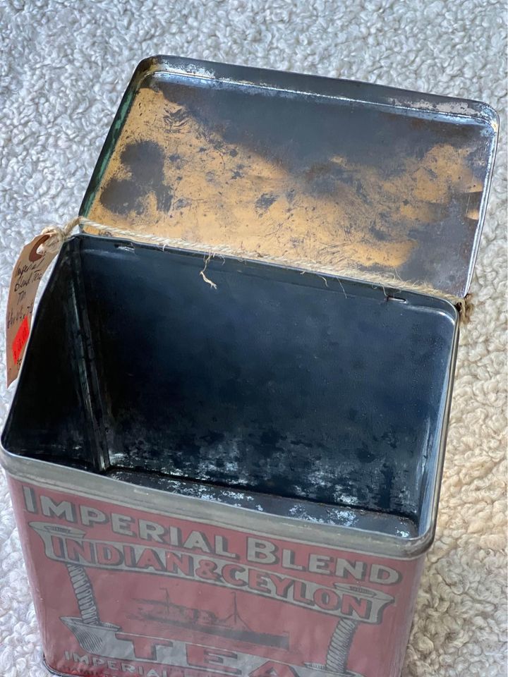 Antique “Imperial Blend” TEA Tin