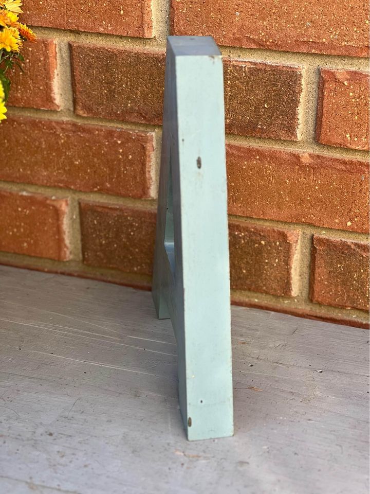 Vintage Aluminum Sign Letter “A”
