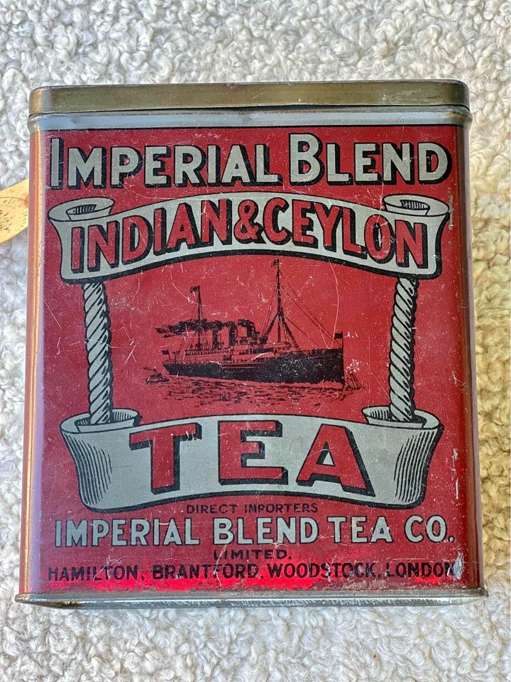 Antique “Imperial Blend” TEA Tin