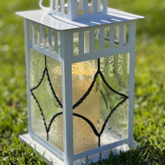 Lantern - Bevel Star with Frosted Glass