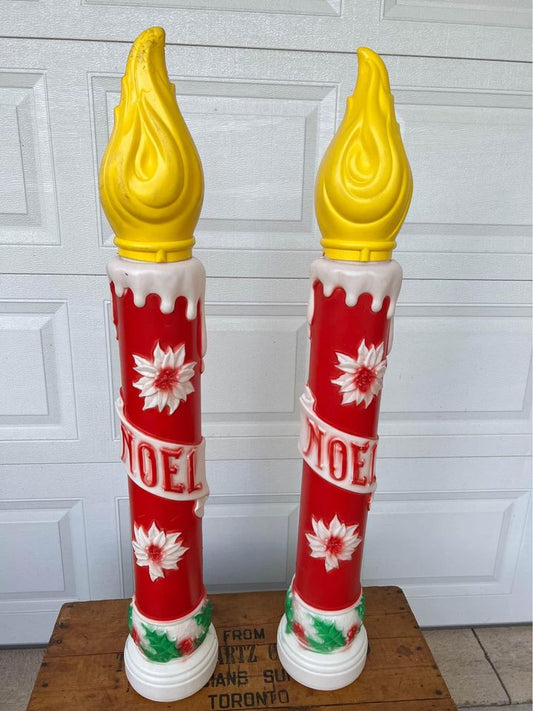 Vintage NOEL Blow Mold with Light