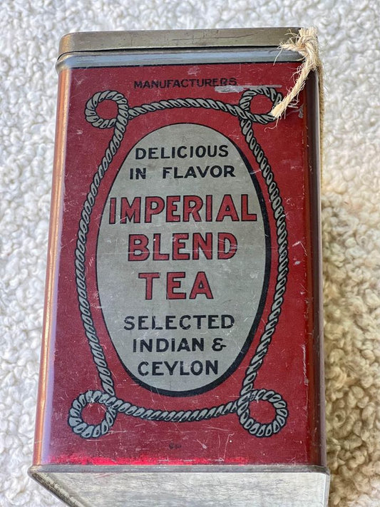 Antique “Imperial Blend” TEA Tin