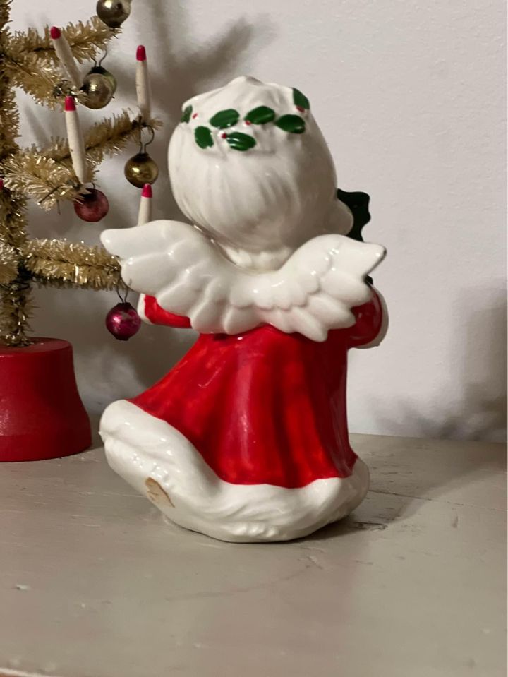 Vintage Napco Christmas Girl Angel