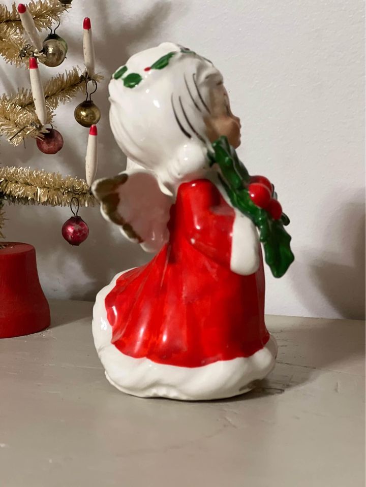 Vintage Napco Christmas Girl Angel