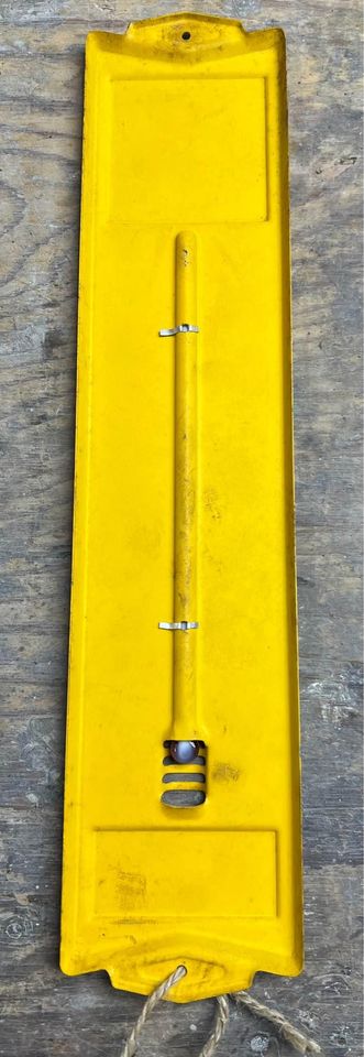 Vintage John Deere Advertising Thermometer Sign